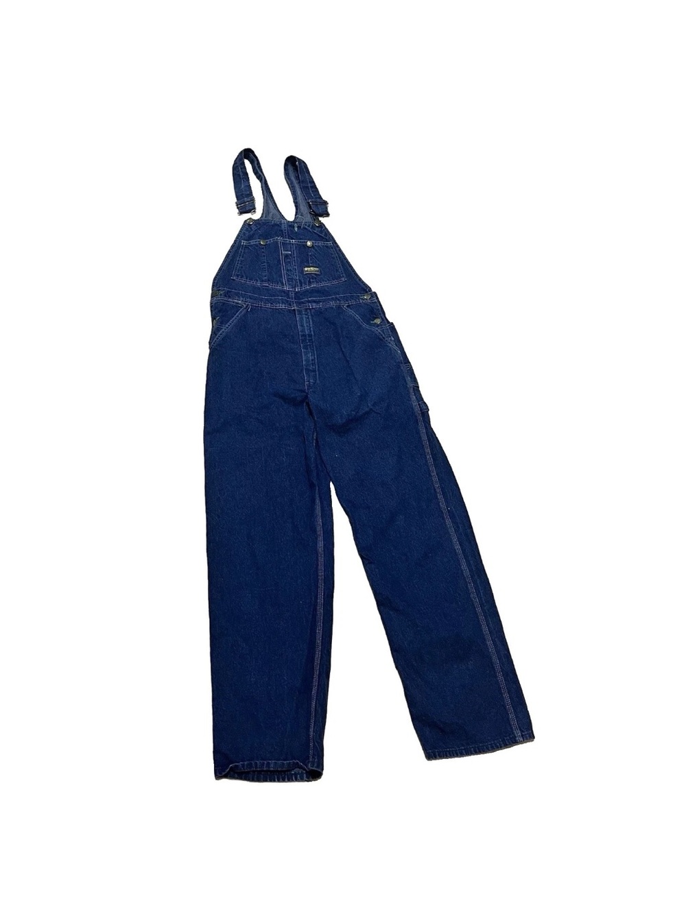 Vintage OshKosh B'Gosh Blue Denim Bib Overalls Made In U.S.A Vestbak Men’s 32x32